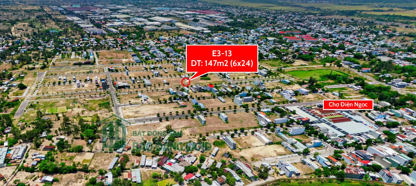 Đất nền 147m² đường 40m Đinh Tiên Hoàng – giá chỉ 3,05 tỷ