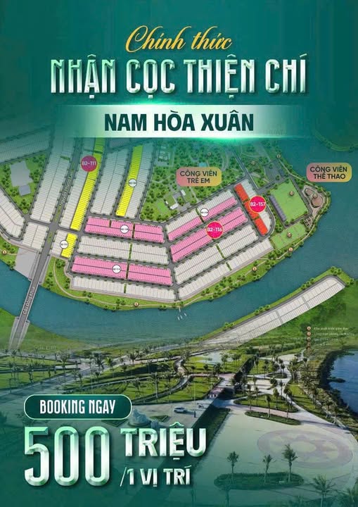 20/8: Sun Group mở bán 900 lô đất nền phân khu Đầm Sen Nam Hòa Xuân Đà Nẵng, View CV và Sông Cổ Cò